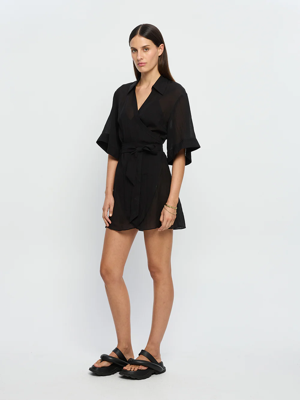 Zita Overswim Wrap Dress - Image 3